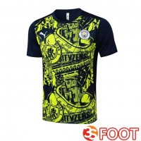 Training T-Shirts Manchester City Bleu Royal Jaune 2025/2026