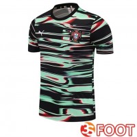 Training T-Shirts Portugal Noir Vert 2025/2026