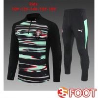 Ensemble Survetement De Foot Portugal Enfant Noir Vert 2025/2026