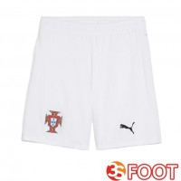 Short De Foot Portugal Exterieur Blanc 2025/2026