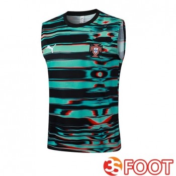 Gilet Foot Portugal Noir Vert 2025/2026