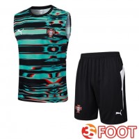 Gilet Foot Portugal + Shorts Noir Vert 2025/2026