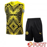 Gilet Foot Dortmund BVB + Shorts Jaune Noir 2025/2026