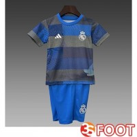 Ensemble Training T-Shirts Real Madrid Enfant Bleu/Vert 2025/2026