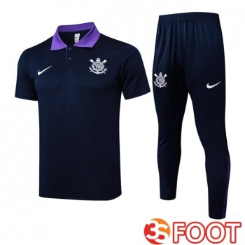 Ensemble Polo Corinthians + Pantalon Bleu Royal 2025/2026