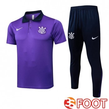 Ensemble Polo Corinthians + Pantalon Pourpre 2025/2026