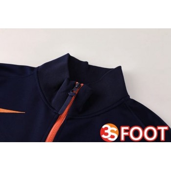 Ensemble Survetement De Foot - Veste FC Barcelone Bleu Royal 2025/2026