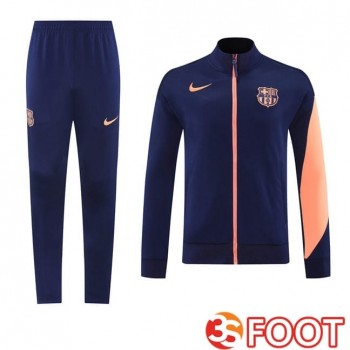 Ensemble Survetement De Foot - Veste FC Barcelone Bleu Royal 2025/2026