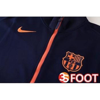 Ensemble Survetement De Foot - Veste FC Barcelone Bleu Royal 2025/2026