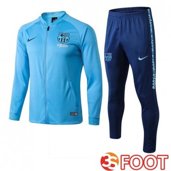 Ensemble Survetement De Foot - Veste FC Barcelone Bleu 2025/2026