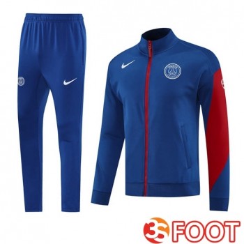 Ensemble Survetement De Foot - Veste Paris PSG Bleu 2025/2026