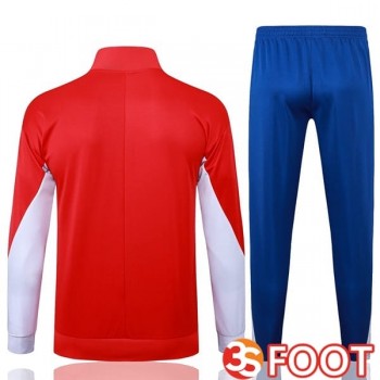 Ensemble Survetement De Foot - Veste Jordan Paris PSG Rouge 2025/2026