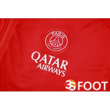 Ensemble Survetement De Foot - Veste Jordan Paris PSG Rouge 2025/2026