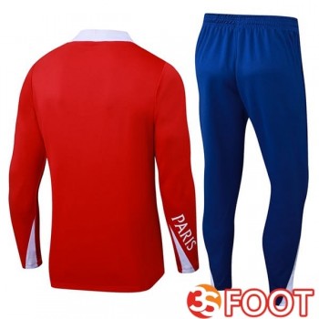 Ensemble Survetement De Foot Jordan Paris PSG Rouge 2025/2026