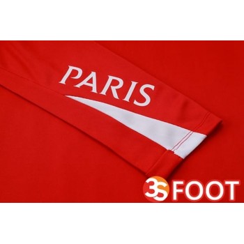 Ensemble Survetement De Foot Jordan Paris PSG Rouge 2025/2026
