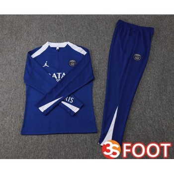 Ensemble Survetement De Foot Jordan Paris PSG Bleu 2025/2026