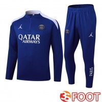 Ensemble Survetement De Foot Jordan Paris PSG Bleu 2025/2026