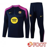 Ensemble Survetement De Foot FC Barcelone Bleu Royal 2025/2026