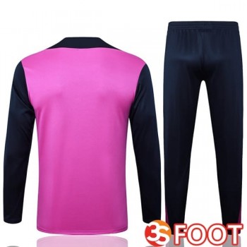 Ensemble Survetement De Foot FC Barcelone Pourpre 2025/2026