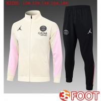 Ensemble Survetement De Foot - Veste Jordan Paris PSG Enfant Jaune 2025/2026 Ensemble Survetement De Foot - Veste Jordan Paris PSG Enfant Jaune 2025/2026