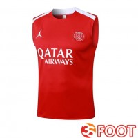 Gilet Foot Jordan Paris PSG Rouge 2025/2026