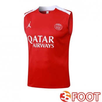 Gilet Foot Jordan Paris PSG Rouge 2025/2026