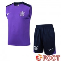 Gilet Foot Corinthians + Shorts Pourpre 2025/2026