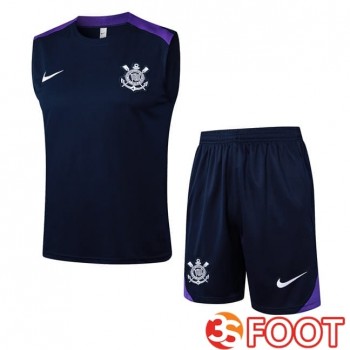 Gilet Foot Corinthians + Shorts Bleu Royal 2025/2026