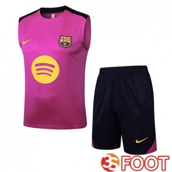 Gilet Foot FC Barcelone + Shorts Pourpre 2025/2026