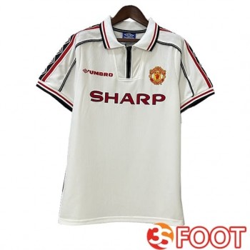Maillot De Foot Manchester United Retro Commemorative Edition 1998/1999