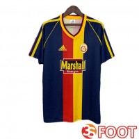Maillot De Foot Galatasaray SK Retro Third Bleu Royal Jaune 1998-1999