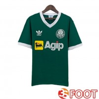 Maillot De Foot Palmeiras Retro Domicile Vert 1987