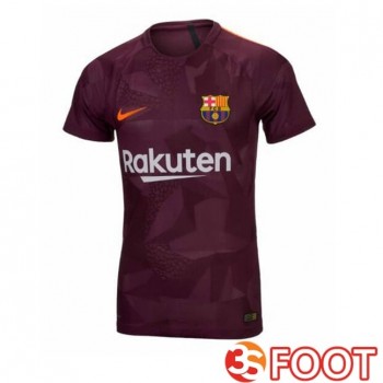 Maillot De Foot FC Barcelone Retro Third Marron 2017-2018