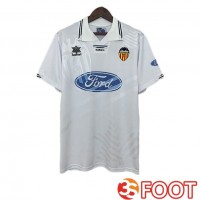 Maillot De Foot Valencia CF Retro Domicile Blanc 1995-1996