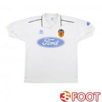 Maillot De Foot Valencia CF Retro Domicile Blanc 1996-1997