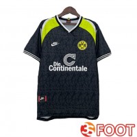 Maillot De Foot Dortmund BVB Retro Exterieur Noir 1995-1996