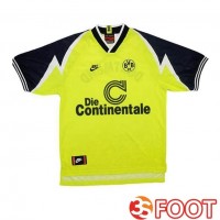 Maillot De Foot Dortmund BVB Retro Domicile Jaune 1995-1996