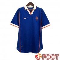 Maillot De Foot Pays-Bas Retro Exterieur Bleu 1998