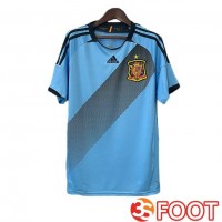 Maillot De Foot Espagne Retro Exterieur Bleu 2012