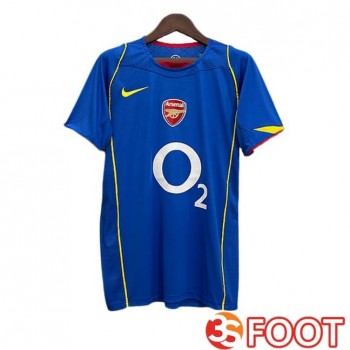 Maillot De Foot Arsenal Retro Exterieur Bleu 2004-2005