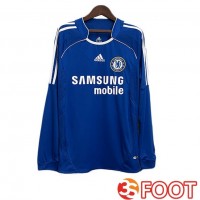 Maillot De Foot FC Chelsea Retro Domicile Manche Longue Bleu 2006-2007