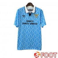 Maillot De Foot SS Lazio Retro Domicile Bleu 1991-1992