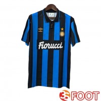 Maillot De Foot Inter Milan Retro Domicile Bleu 1992-1994