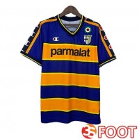 Maillot De Foot Parma Calcio Retro Domicile Jaune Bleu 2002-2003