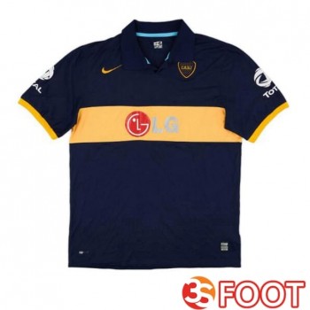 Maillot De Foot Boca Juniors Retro Domicile Bleu Royal Jaune 2009-2010