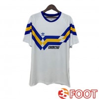 Maillot De Foot Boca Juniors Retro Exterieur Blanc 1990-1991