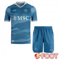 Maillot De Foot SSC Naples Enfant Quatrieme Bleu 2024/2025