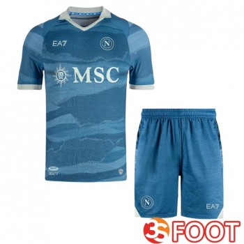 Maillot De Foot SSC Naples Enfant Quatrieme Bleu 2024/2025
