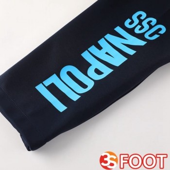 Ensemble Survetement De Foot - Veste SSC Naples Bleu Royal 2025/2026