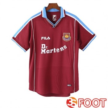 Maillot De Foot West Ham Retro Domicile 1999/2001